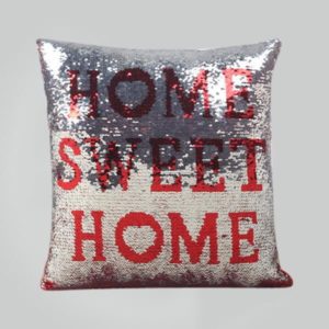 reversible sequin pillow pillow