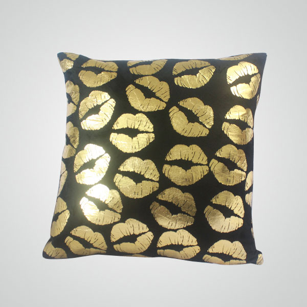 Metallic Printed Pillow Picture